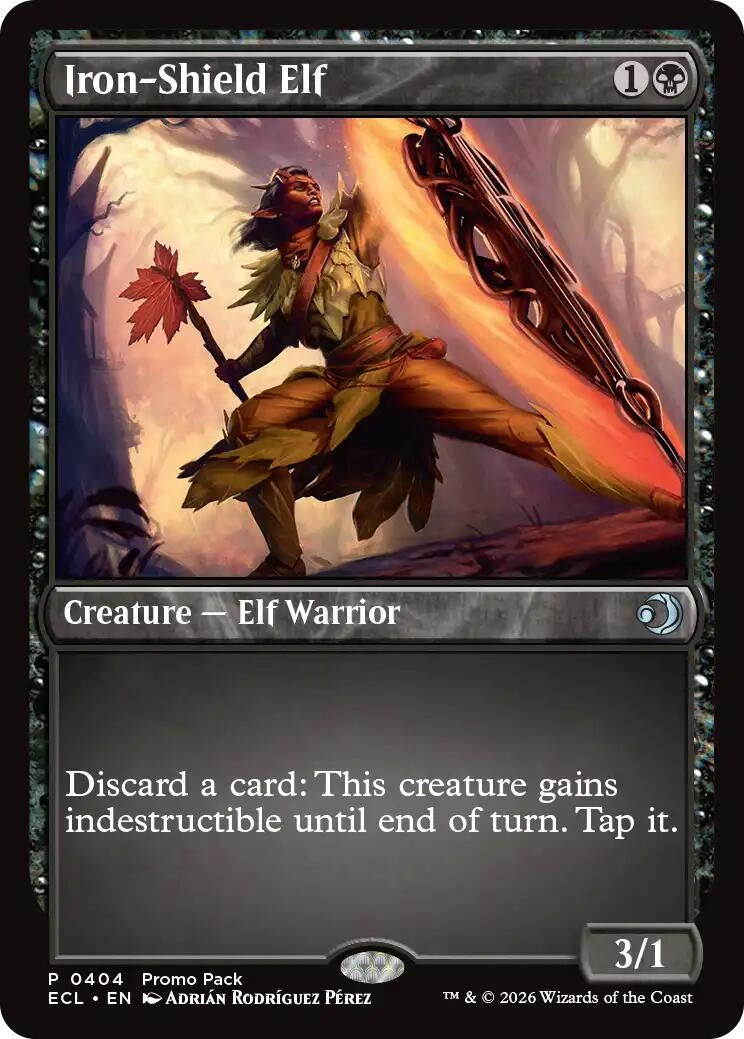 Image for Iron-Shield Elf (404) (Lorwyn Eclipsed) - Magic: The Gathering