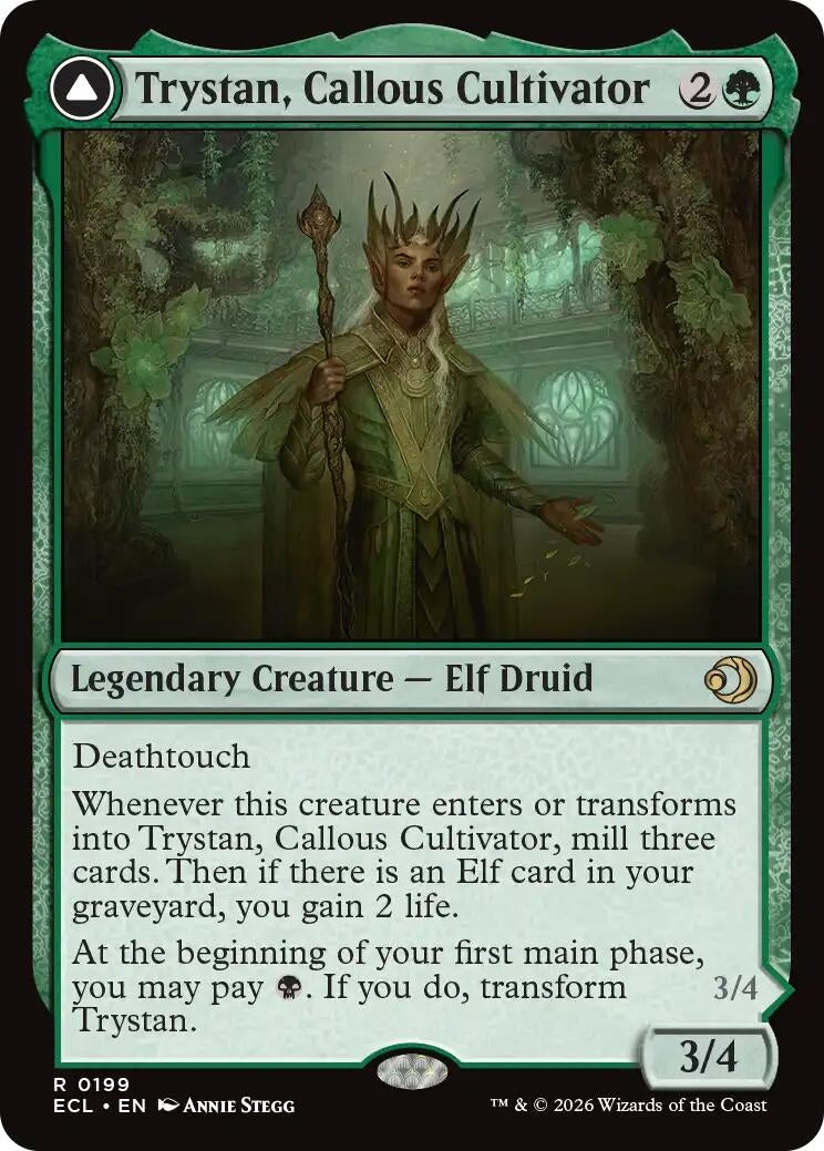 Image for Trystan, Callous Cultivator (199) (Lorwyn Eclipsed) - Magic: The Gathering