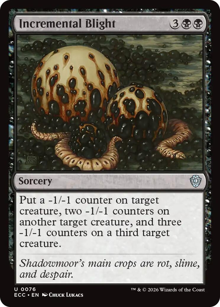 Image for Incremental Blight (76) (Lorwyn Eclipsed) - Magic: The Gathering