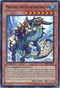 Poseidra the Atlantean Dragon (1) (SDRE) - YuGiOh Single