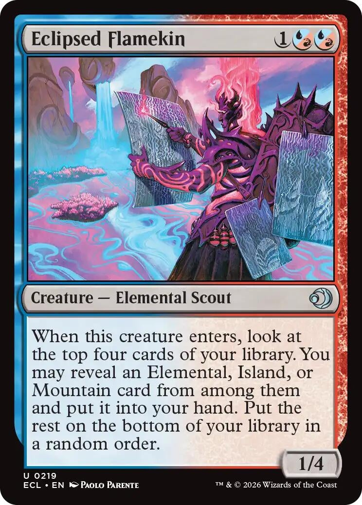Image for Eclipsed Flamekin (219) (Lorwyn Eclipsed) - Magic: The Gathering