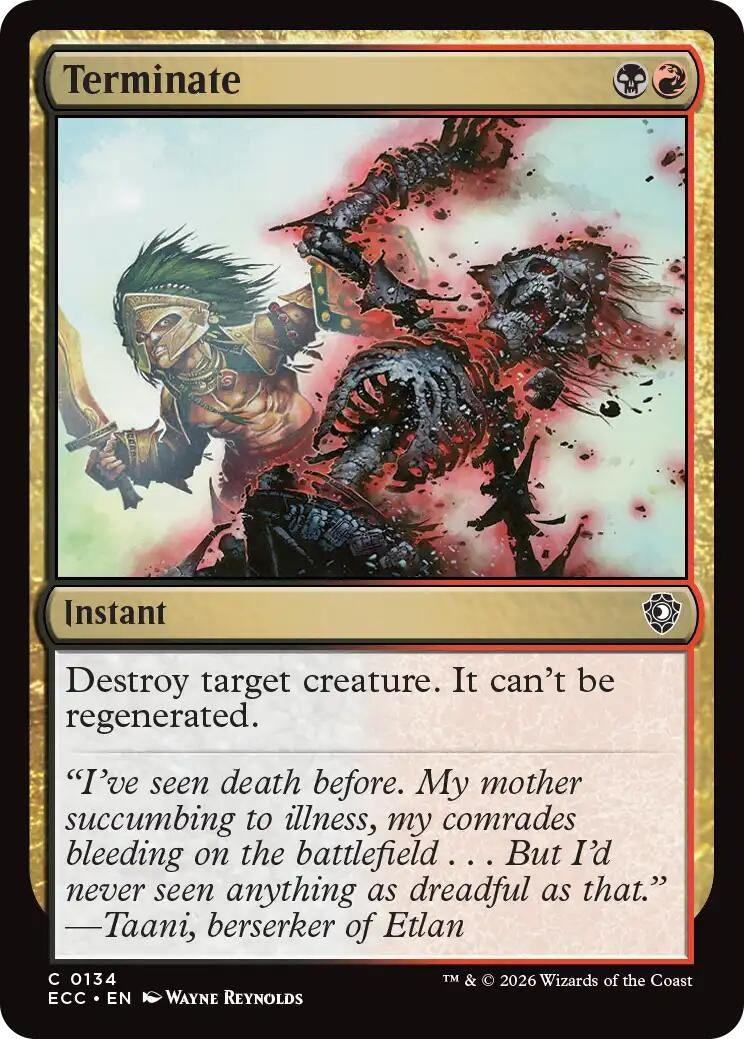 Image for Terminate (134) (Lorwyn Eclipsed) - Magic: The Gathering