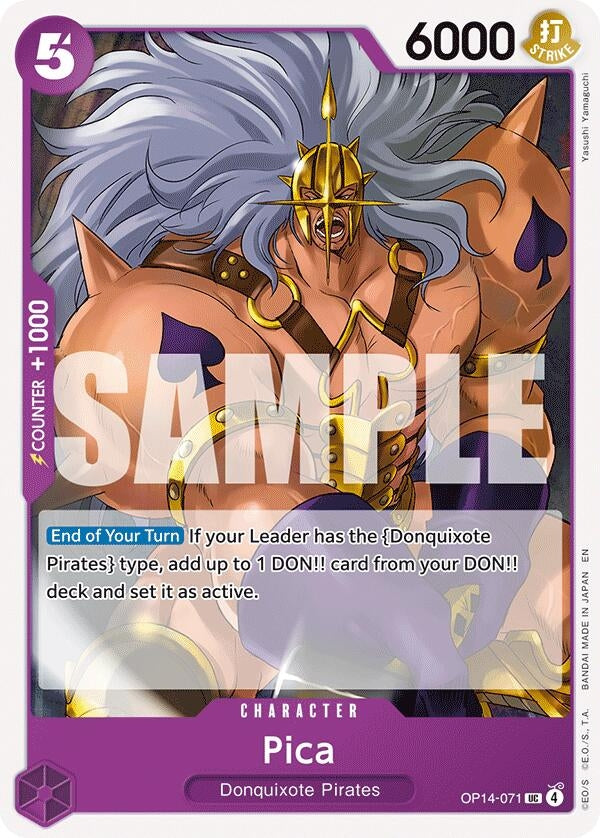Image for Pica (OP14-071) (The Azure Sea's Seven) - One Piece Card Game