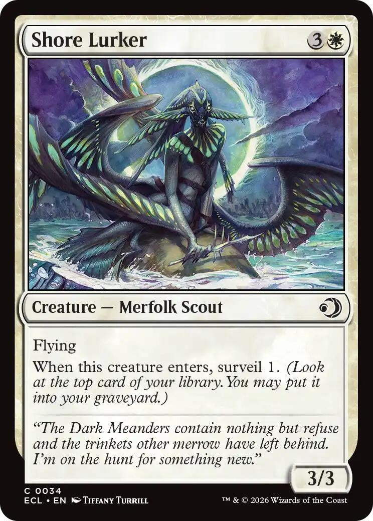 Image for Shore Lurker (34) (Lorwyn Eclipsed) - Magic: The Gathering