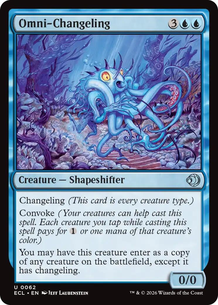Image for Omni-Changeling (62) (Lorwyn Eclipsed) - Magic: The Gathering