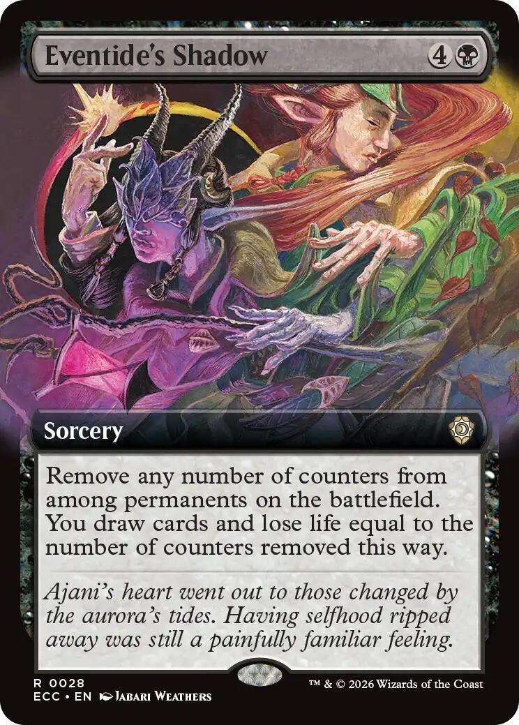 Image for Eventide's Shadow (Extended Art) (28) (Lorwyn Eclipsed) - Magic: The Gathering
