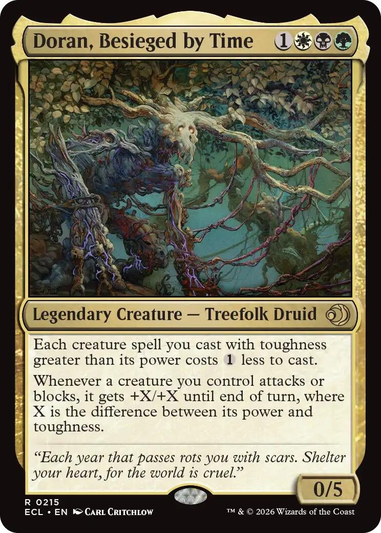 Image for Doran, Besieged by Time (215) (Lorwyn Eclipsed) - Magic: The Gathering