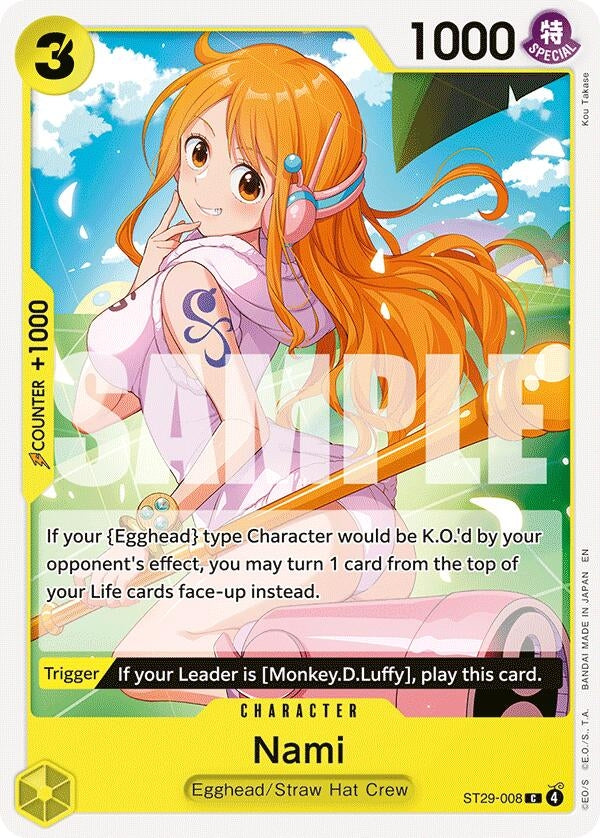 Image for Nami (ST29-008) (Starter Deck 29: Egghead) - One Piece Card Game