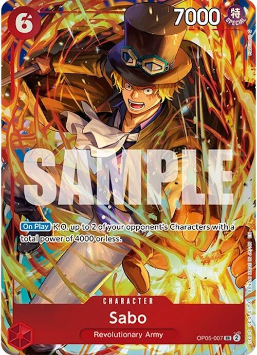 Image for Sabo (Illustration Box Vol.5) (OP05-007) (One Piece Promotion Cards) - One Piece Card Game