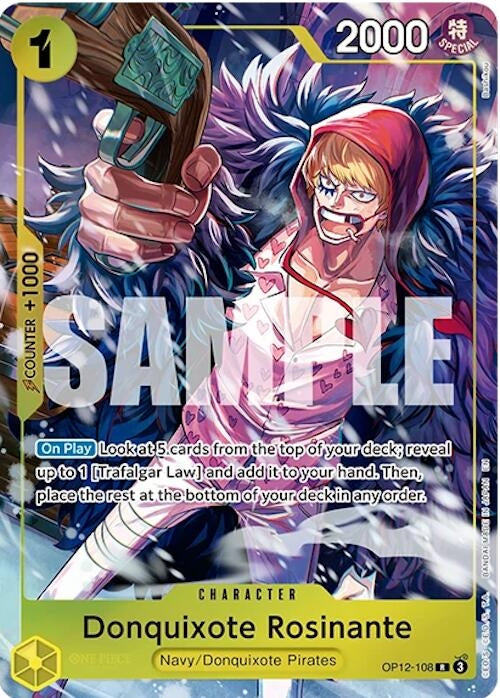 Image for Donquixote Rosinante (Illustration Box Vol.6) (OP12-108) (One Piece Promotion Cards) - One Piece Card Game