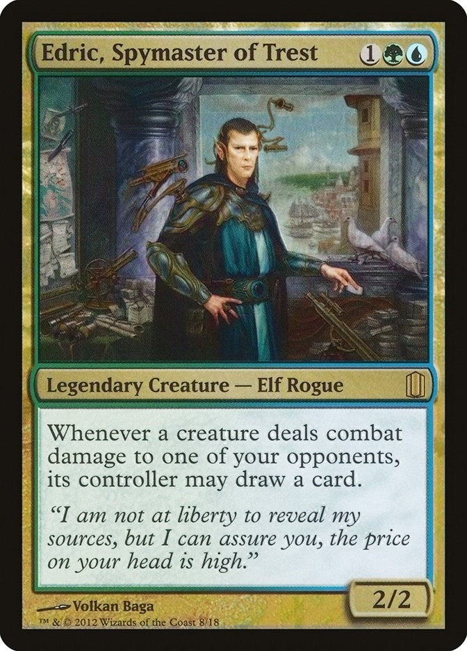 Edric Spymaster of Trest (8) [CM1] - MTG Single
