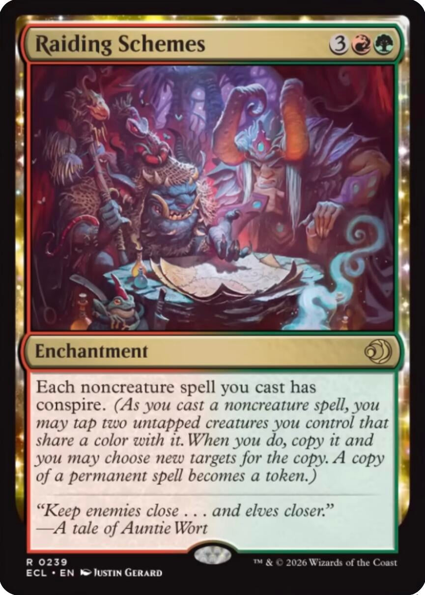 Image for Raiding Schemes (239) (Lorwyn Eclipsed) - Magic: The Gathering