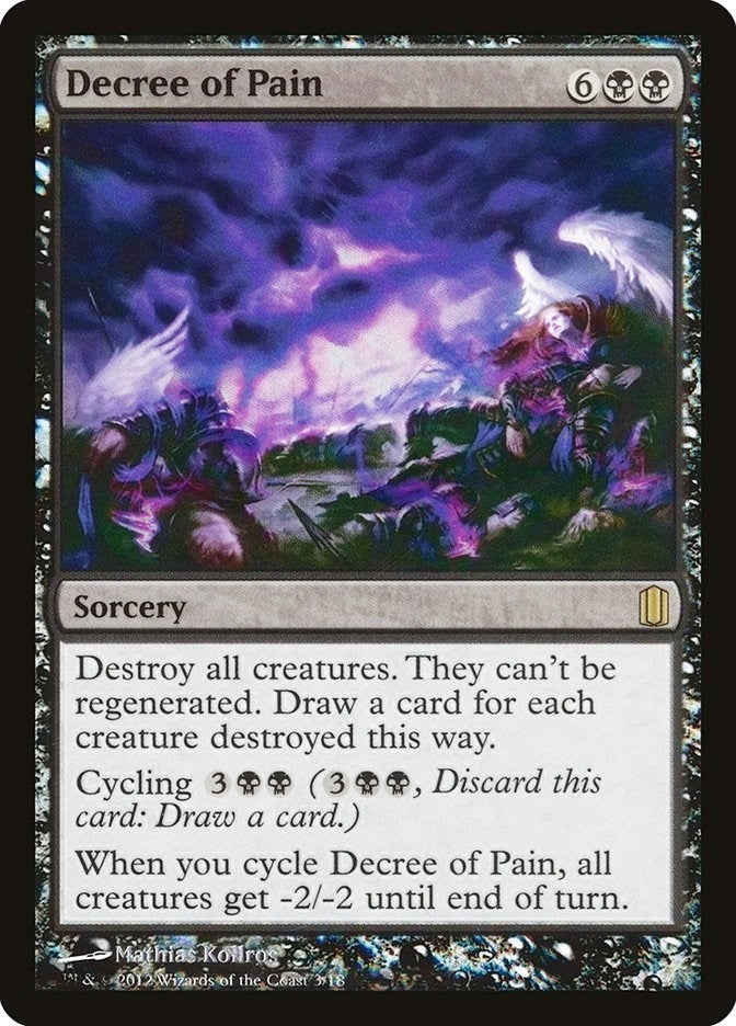 Decree of Pain (3) [CM1] - MTG Single