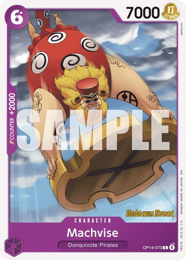 Image for Machvise (OP14-073) (The Azure Sea's Seven Release Event Cards) - One Piece Card Game