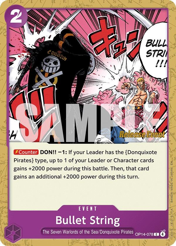 Image for Bullet String (OP14-078) (The Azure Sea's Seven Release Event Cards) - One Piece Card Game