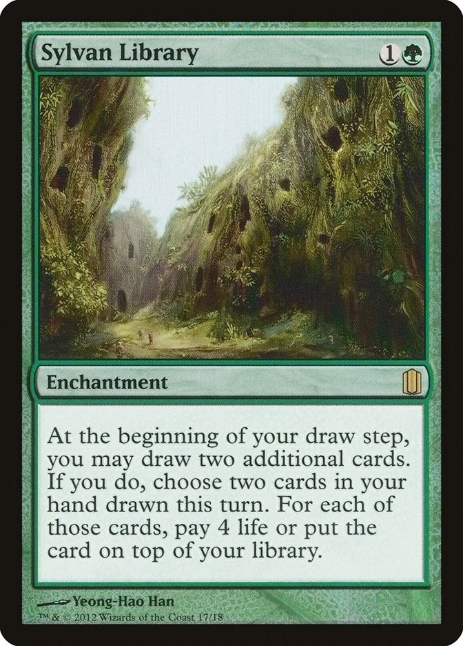 Sylvan Library (17) [CM1] - MTG Single