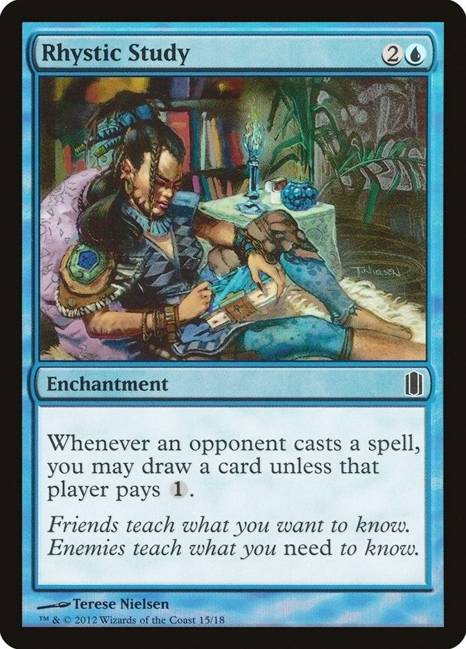 Rhystic Study (15) [CM1] - MTG Single
