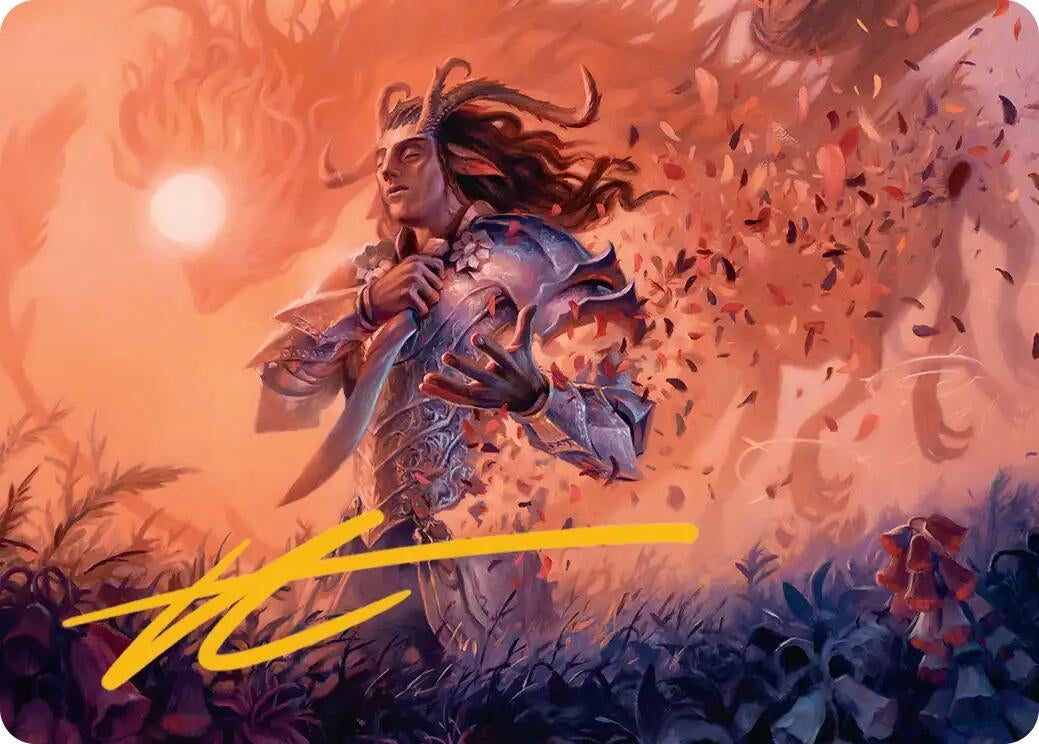 Image for Rhys, the Evermore Art Card (Gold-Stamped Signature) (4) (Lorwyn Eclipsed) - Magic: The Gathering