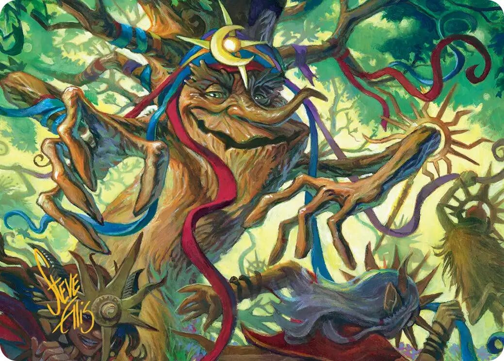 Image for Sun-Dappled Celebrant Art Card (Gold-Stamped Signature) (5) (Lorwyn Eclipsed) - Magic: The Gathering