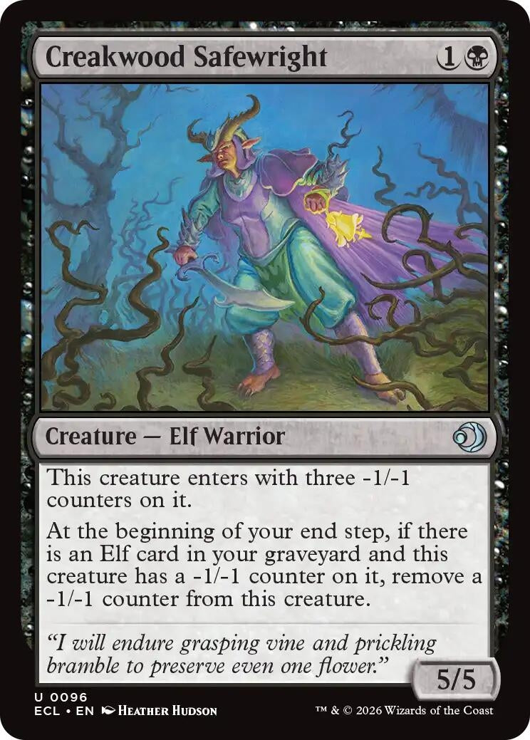 Image for Creakwood Safewright (96) (Lorwyn Eclipsed) - Magic: The Gathering
