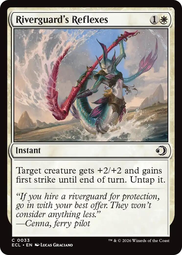 Image for Riverguard's Reflexes (33) (Lorwyn Eclipsed) - Magic: The Gathering