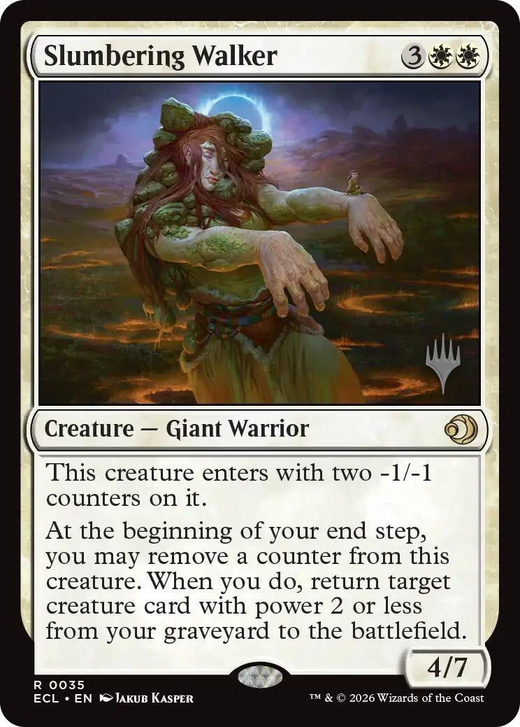 Image for Slumbering Walker (35) (Promo Pack: Lorwyn Eclipsed) - Magic: The Gathering