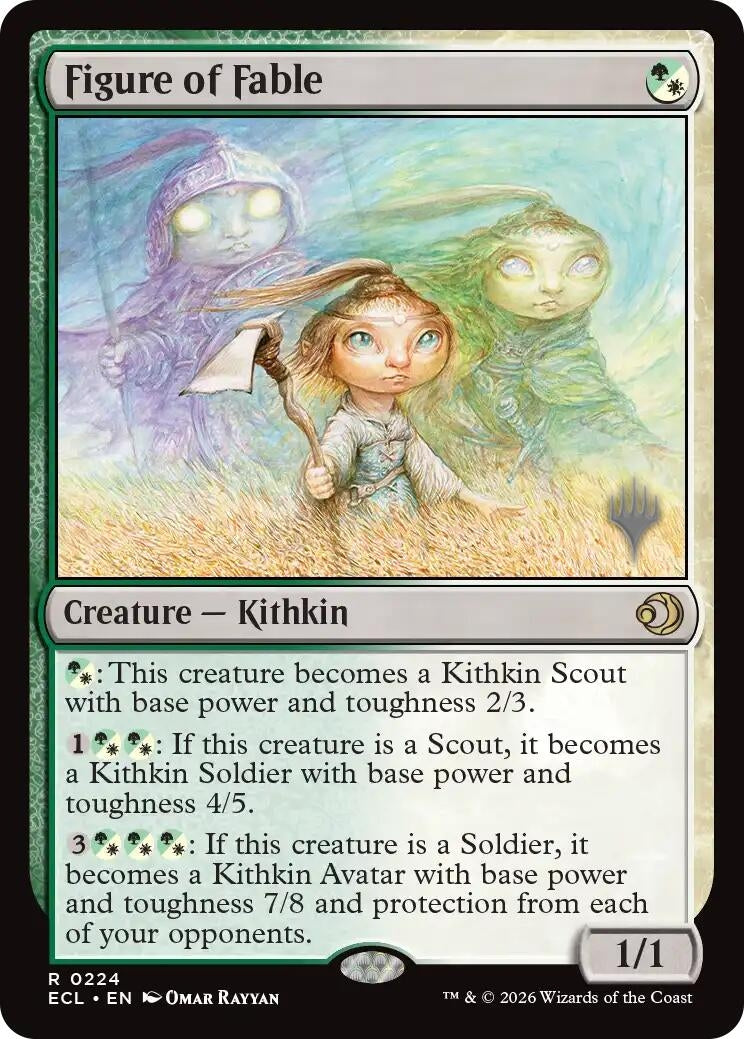 Image for Figure of Fable (224) (Promo Pack: Lorwyn Eclipsed) - Magic: The Gathering