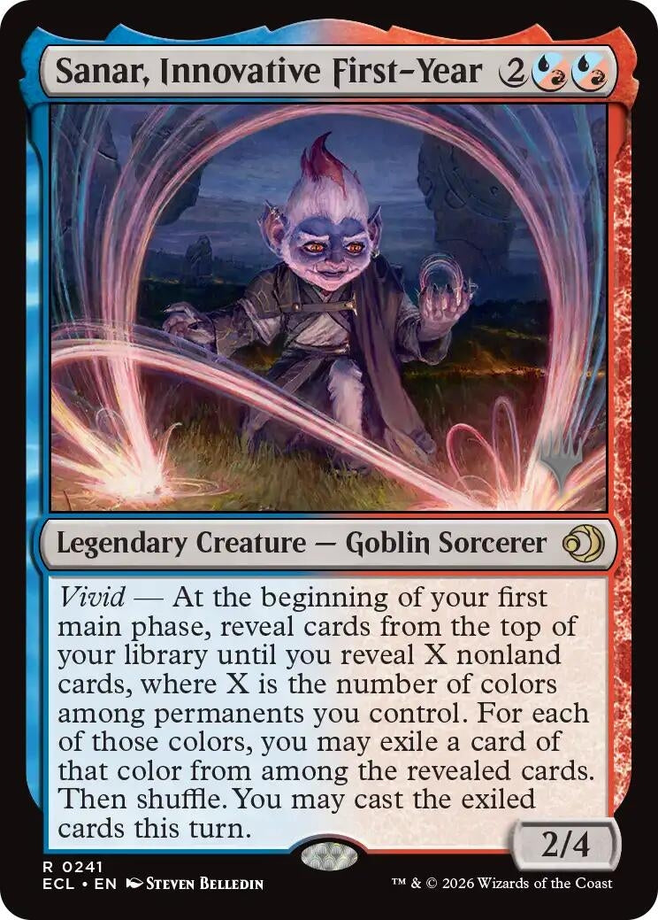 Image for Sanar, Innovative First-Year (241) (Lorwyn Eclipsed) - Magic: The Gathering