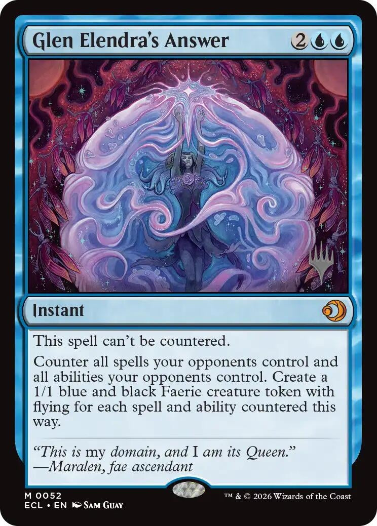 Image for Glen Elendra's Answer (52) (Promo Pack: Lorwyn Eclipsed) - Magic: The Gathering