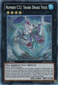 Number C32: Shark Drake Veiss (UTR) (39) (ABYR) - YuGiOh Single