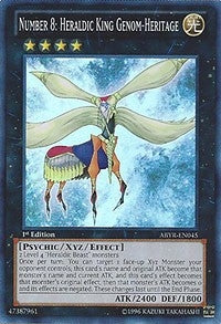 Number 8: Heraldic King Genom-Heritage (45) (ABYR) - YuGiOh Single