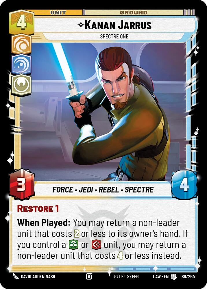 Image for Kanan Jarrus - Spectre One (89/264) (A Lawless Time) - Star Wars: Unlimited