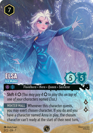 Image for Elsa - Ice Maker (Foil) (2) (Disney Lorcana Promo Cards) - Disney Lorcana