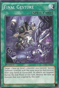 Final Gesture (63) (ABYR) - YuGiOh Single