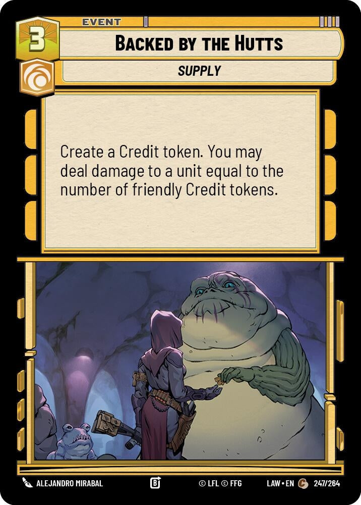 Image for Backed by the Hutts (247/264) (A Lawless Time) - Star Wars: Unlimited
