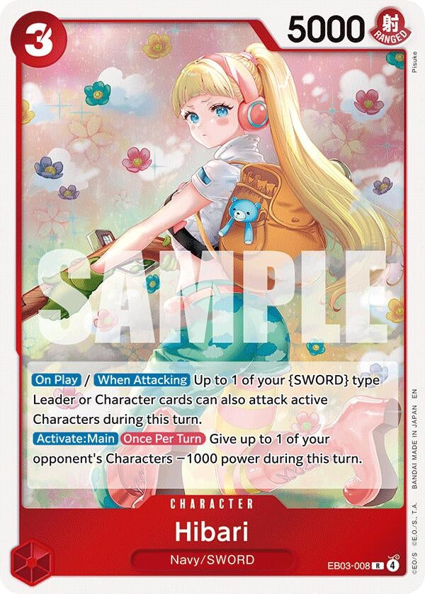 Image for Hibari (EB03-008) (Extra Booster: One Piece Heroines Edition) - One Piece Card Game