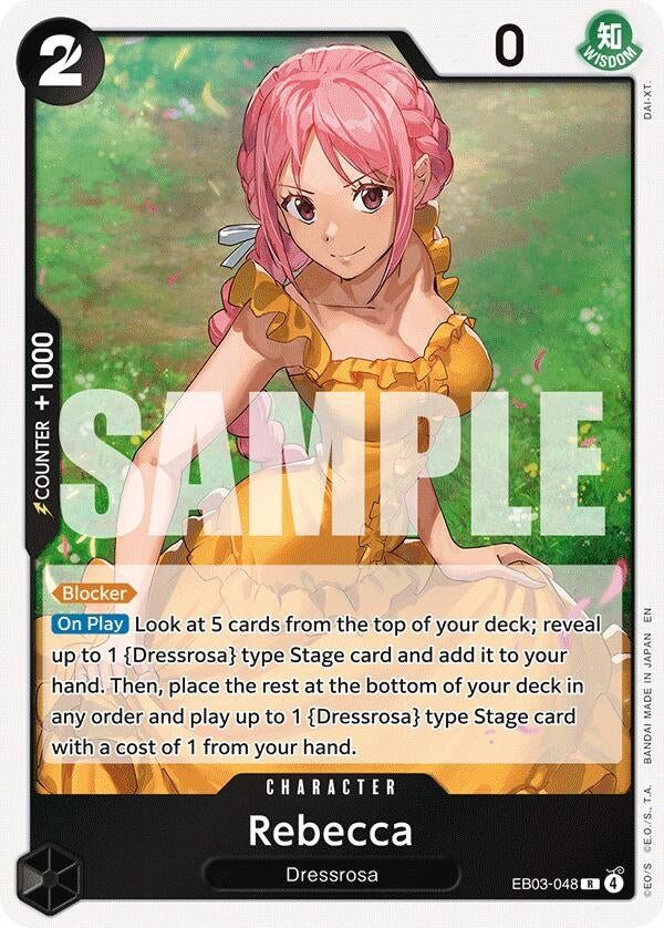 Image for Rebecca (EB03-048) (Extra Booster: One Piece Heroines Edition) - One Piece Card Game