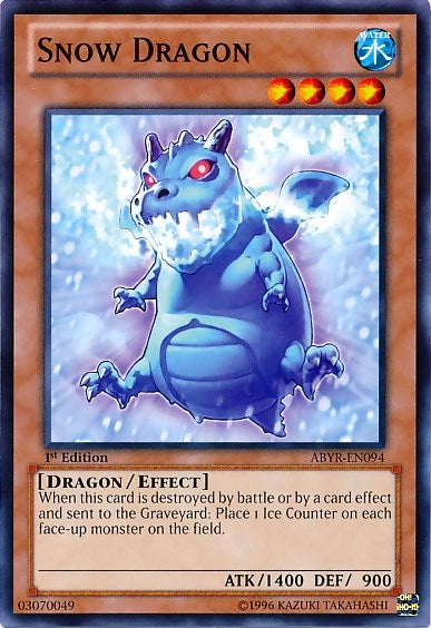 Snow Dragon (94) (ABYR) - YuGiOh Single