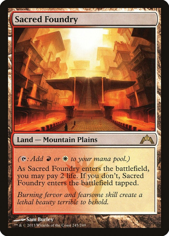 Sacred Foundry (245) [GTC] - MTG Single