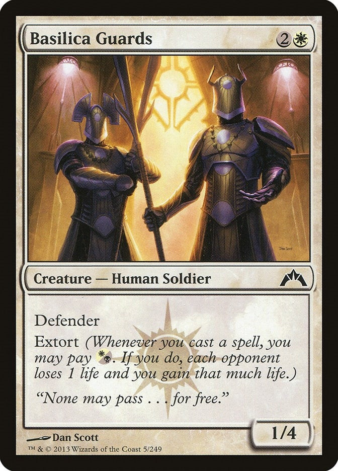 Basilica Guards (5) [GTC] - MTG Single