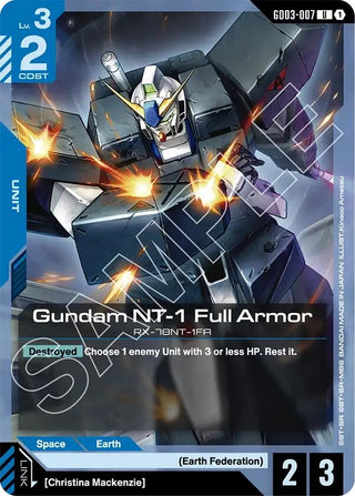 Image for Gundam NT-1 Full Armor (GD03-007) (Steel Requiem) - Gundam Card Game