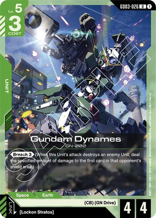 Image for Gundam Dynames (GD03-026) (Steel Requiem) - Gundam Card Game