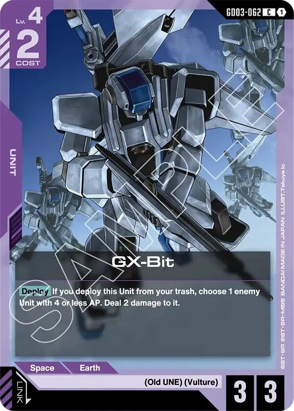 Image for GX-Bit (GD03-062) (Steel Requiem) - Gundam Card Game