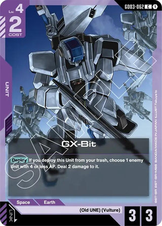 Image for GX-Bit (GD03-062) (Steel Requiem) - Gundam Card Game