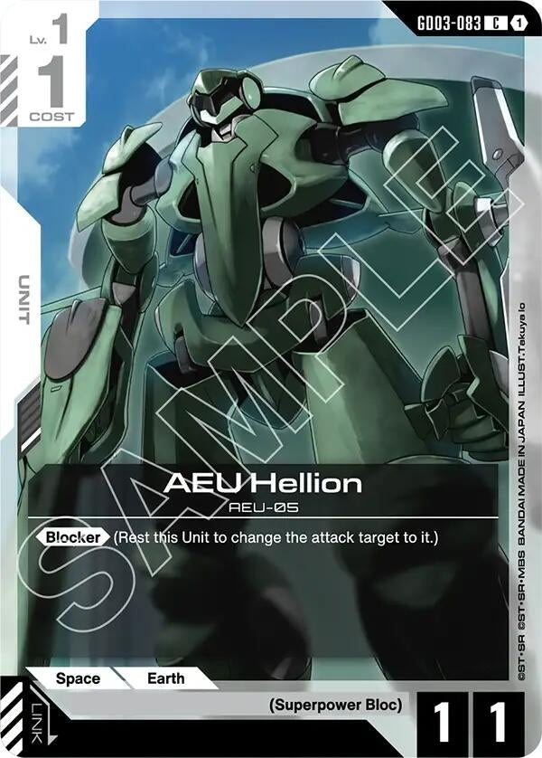 Image for AEU Hellion (GD03-083) (Steel Requiem) - Gundam Card Game