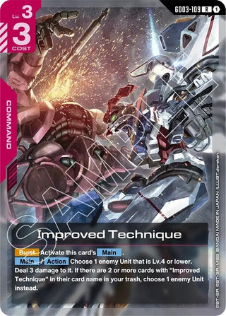 Image for Improved Technique (GD03-109) (Steel Requiem) - Gundam Card Game