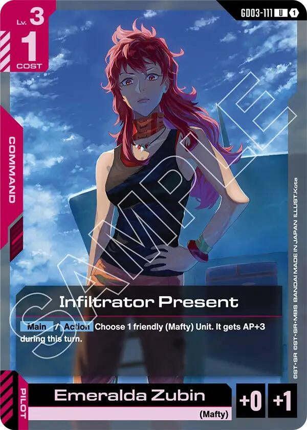 Image for Infiltrator Present (GD03-111) (Steel Requiem) - Gundam Card Game