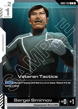 Image for Veteran Tactics (GD03-122) (Steel Requiem) - Gundam Card Game