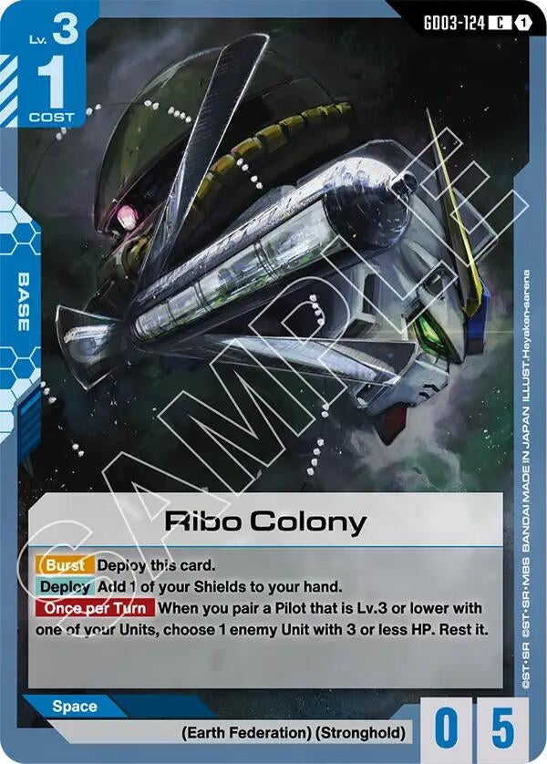Image for Ribo Colony (GD03-124) (Steel Requiem) - Gundam Card Game