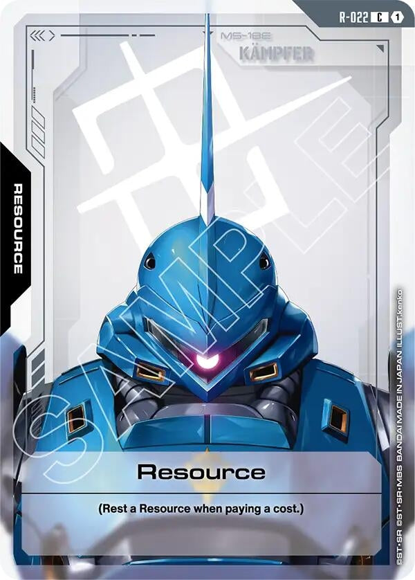 Image for Resource (R-022) (R-022) (Steel Requiem) - Gundam Card Game